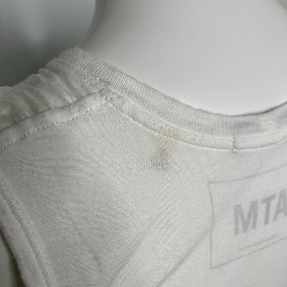 ATM Sweetheart Tank White Lightweight Top Small Elevated Basic Comfy Capsule - Picture 7 of 7